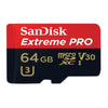 SanDisk Extreme PRO 64GB SDSQXXG-064G 100MB/s MicroSDXC V30 Memory Card