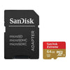 SanDisk Extreme 64GB 90MB/s MicroSDXC (Class 10) Memory Card with Adapter