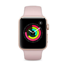 Apple Watch Series 3 42mm Gold Aluminum Case with GPS Sport Band MQL22LL/A (Pink)