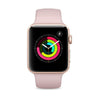 Apple Watch Series 3 42mm Gold Aluminum Case with GPS Sport Band MQL22LL/A (Pink)