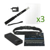 Outdoor Bundle Pack (Liquid Glass, Running Pocket, Selfie Stick with Remote, 3pcs Screen Protector)