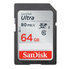 Sandisk Ultra 80MB/s (Class 10) Memory Card