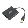 USB 3.0 High-Speed Multi Card Reader (SD, SDHC, MicroSD, CF, TF) Black