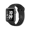 Apple Watch Nike+ Series 3 38mm Space Grey Aluminum Case with Anthracite Nike Sport Band MQKY2LL/A (Black)