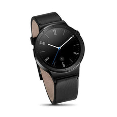 Huawei Black Leather Smart Watch (Black Case)