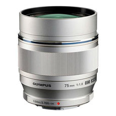 Olympus M.Zuiko Digital ED 75mm f/1.8 Silver Lens